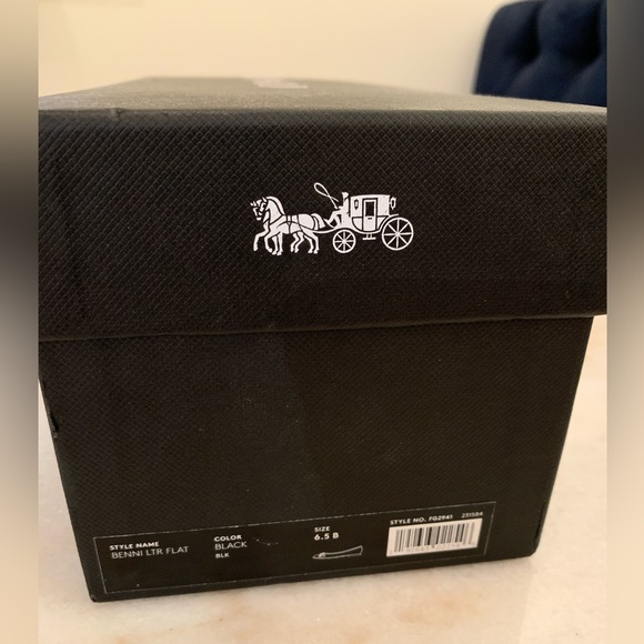 Unworn Coach Black Ballet Flats - Picture 4 of 6